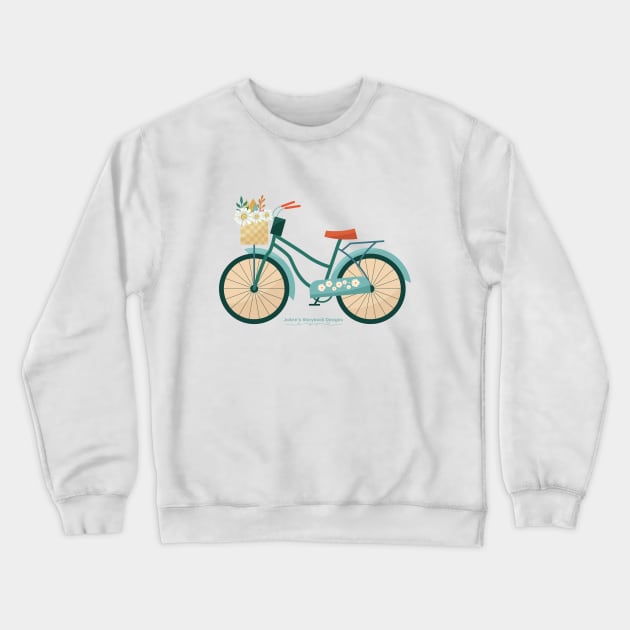Vintage Bike Crewneck Sweatshirt by JoAnn's Storybook Designs 